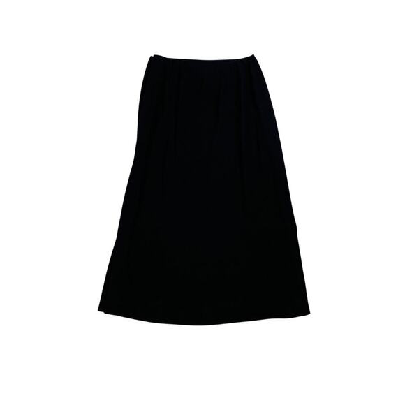 Linda Allard Ellen Tracy Vintage 90s Black Column Maxi Skirt - Size 12 - Picture 2 of 3